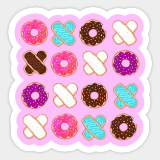 XOXO Donuts Sticker